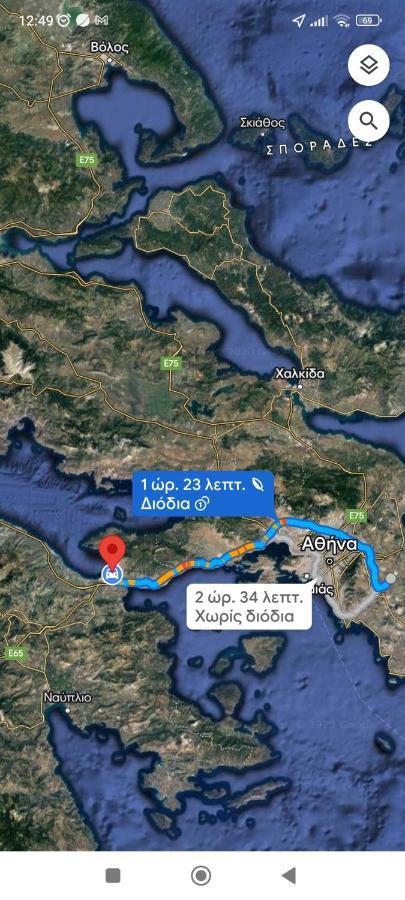 Studio Poseidonia Apartment 75Sqm Corinth Canal Exterior foto